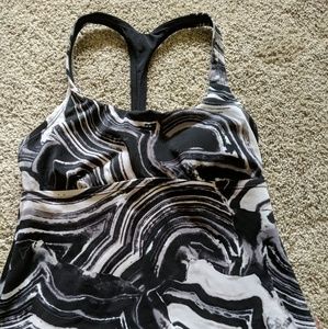 Women's Nike Athletic Tankini Swimsuit Top Sz S